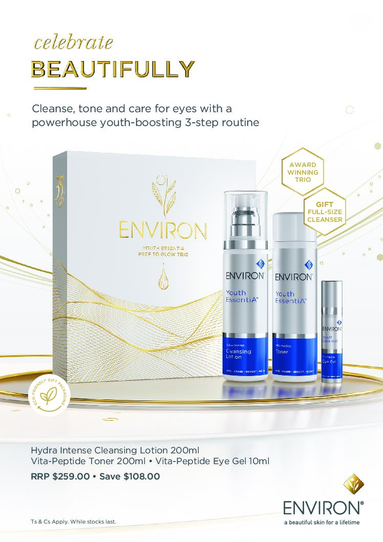 YOUTH+ DUO Free Gift I BOXED YOUTH ESSENTIA ® PREP TO GLOW TRIO Free Gift